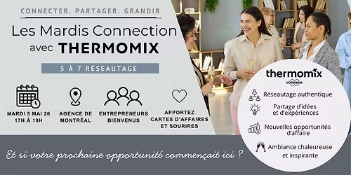 Les MARDIS CONNECTION avec  Thermomix\u00ae
