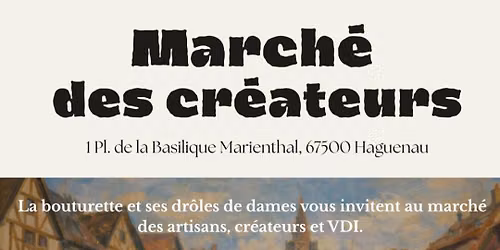 march\u00e9 des artisans cr\u00e9ateurs vdi 