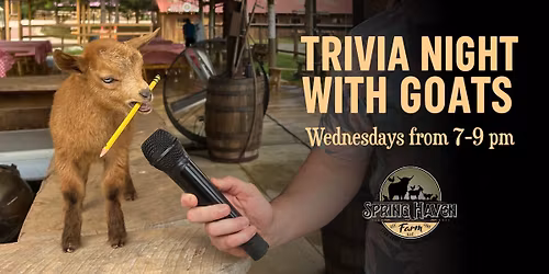 Trivia Night with Goats