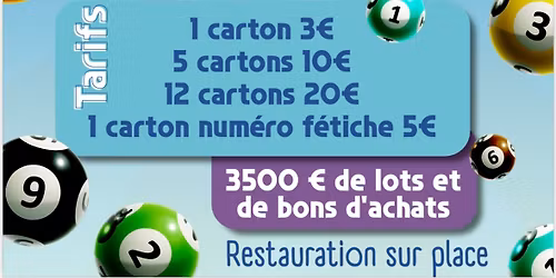 Loto de l\u2019Amicale des Sapeurs Pompiers des Pr\u00e9s Sal\u00e9s de Eu