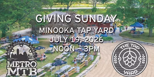 Giving Sunday at The Tap Yard benefitting Minooka MTB Trail!