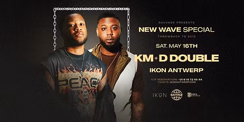 KM & D-Double (live) at IKON ANTWERP