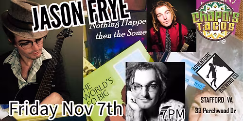 Jason Frye Performing at Adventure Brewing North