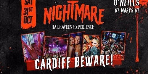 Nightmare Halloween Experience Cardiff \ud83d\udc7b\ud83d\ude08 (70% SOLD OUT)