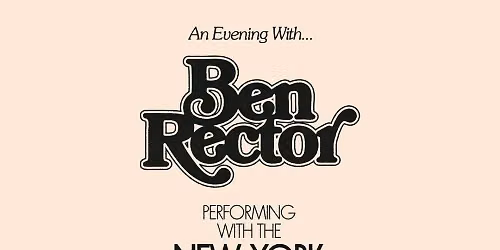 Ben Rector with New York Philharmonic at David Geffen Hall