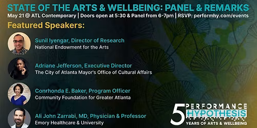 State of the Arts & Wellbeing: Panel & Remarks