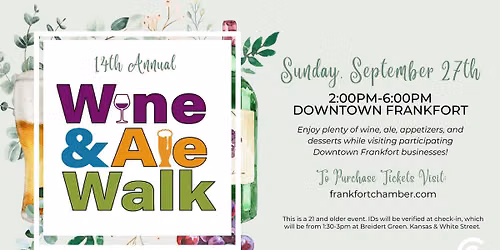 14th Annual Wine & Ale Walk