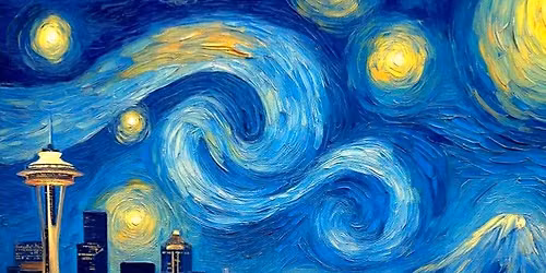 "Van Gogh Seattle" In Person Paint Night Event Thursday 7:00 p.m. at Tapster Bellevue