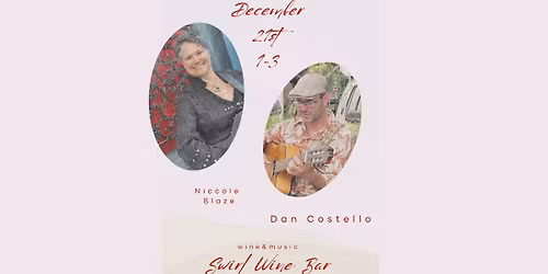 Niccole Blaze and Dan Costello @ Swirl Wine Shop and Lounge