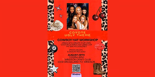 Coyote Ugly Theme Cowboy Hat Workshop