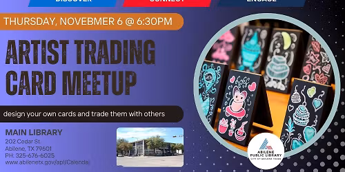 Artist Trading Card Meetup (Main Library)