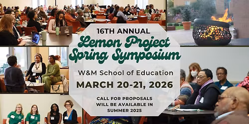 16th Annual Lemon Project Spring Symposium