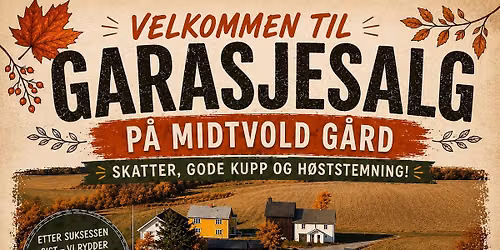 \ud83c\udf41Garasjesalg p\u00e5 Midtvold g\u00e5rd\ud83c\udf41