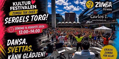 \u2b50 Gratis Zumba p\u00e5 Kulturfestivalen 2026 \u2b50