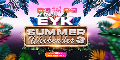 EYK Summer Weekender 2026 - CODE: ROBINE