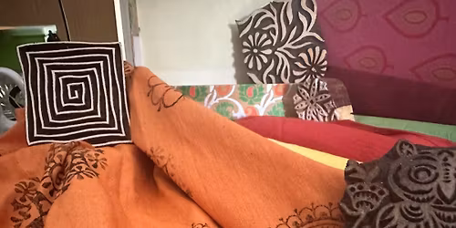 Indian Block Printing Scarf Workshop