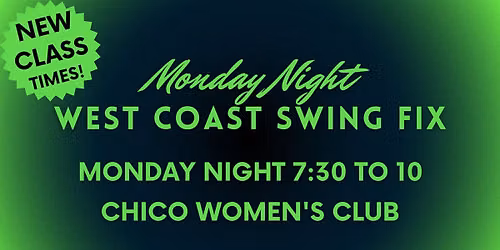 Monday Night West Coast Swing Fix