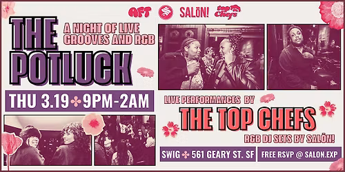 The Potluck: R&B Night w\/ Top Chefs Band (March '26)