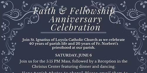 Faith & Fellowship Anniversary Celebration