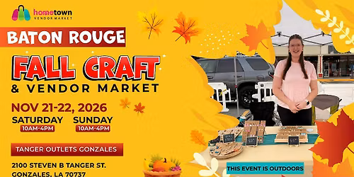 Baton Rouge Fall Craft & Vendor Market