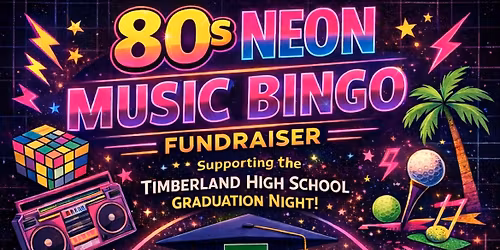 80\u2019s Glow Music Bingo