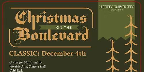 Christmas on the Boulevard: CLASSIC