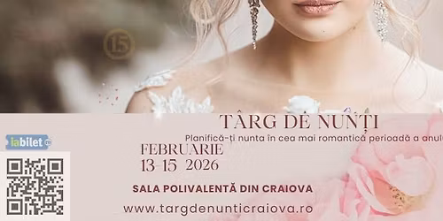 \u2728 T\u00e2rgul de Nun\u021bi WEDDING FEVER 2026 \u2022 13\u201315 februarie \u2022 Sala Polivalent\u0103 Craiova \u2728