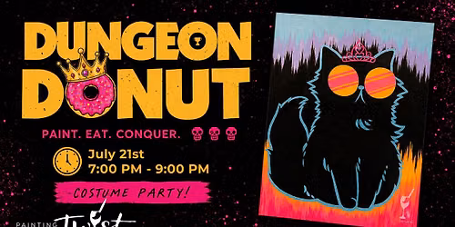 Dungeon Donut Blacklight Party!