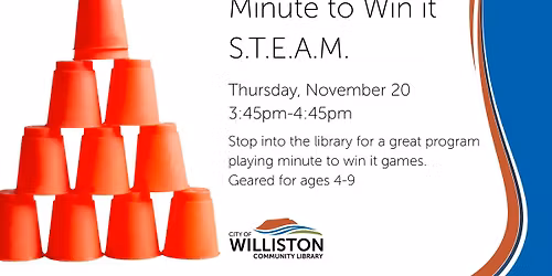 Minute-to-Win It S.T.E.A.M.