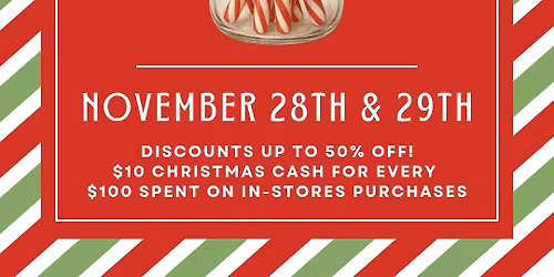 \ud83c\udf6c Candy Cane Sticker Sale \ud83d\udecd Black Friday & Small Business Saturday \ud83c\udf81 