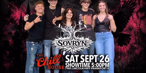 Sovryn (School of Rock) at The Chill House