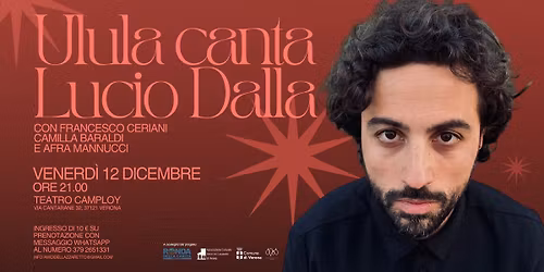 \u2734\ufe0e ULULA CANTA LUCIO DALLA \u2734\ufe0e