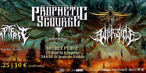 Tempt Fate + Warside + Prophetic Scourge - Secret Place 14\/11\/25