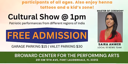 FREE India Independence Day Festival 