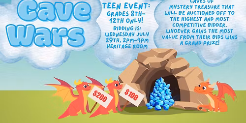Teen Event: Cave Wars