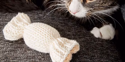 Knit: Candy Catnip Cat Toy