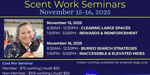 TKC Scent Work Seminars