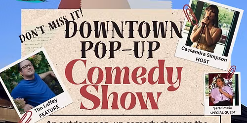 Downtown Pop-up Comedy Show