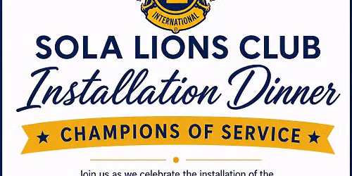 Club Installation Dinner