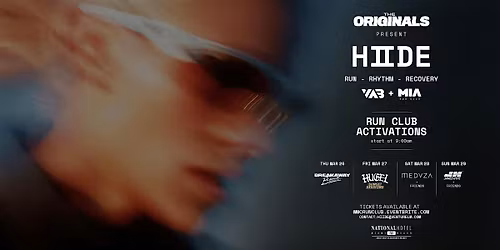 WMC Miami -Run - Rhythm - Recovery Pool Party