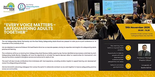 Every Voice Matters- Safeguarding Adults Together