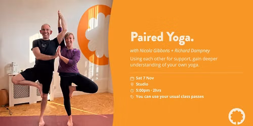 Paired Yoga with Nicola Gibbons + Richard Dampney