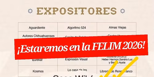 Feria del libro municipal CHIH