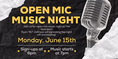 Open Mic Music with RJ at GBC