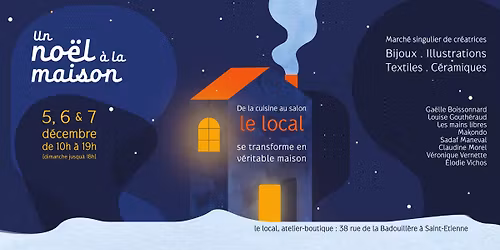 Un no\u00ebl \u00e0 la maison : march\u00e9 singulier de cr\u00e9atrices 