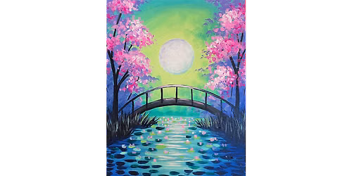 Moonlit Waterlilies - Paint and Sip in Appleton | Classpop!™ — Pinot's Palette Appleton