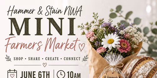 Hammer & Stain NWA's mini farmers market