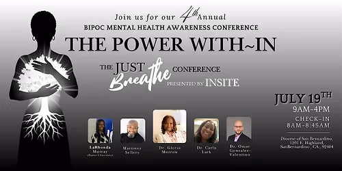 The Just Breathe Conference: The Power With~In BIPOC MENTAL HEALTH AWARNESS
