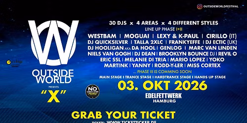 OUTSIDE WORLD FESTIVAL - HAMBURG pres. "X"