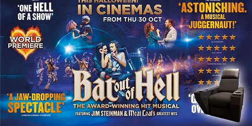 EVENTVISNING: BAT OUT OF HELL - THE MUSICAL inkl. et glas vin
